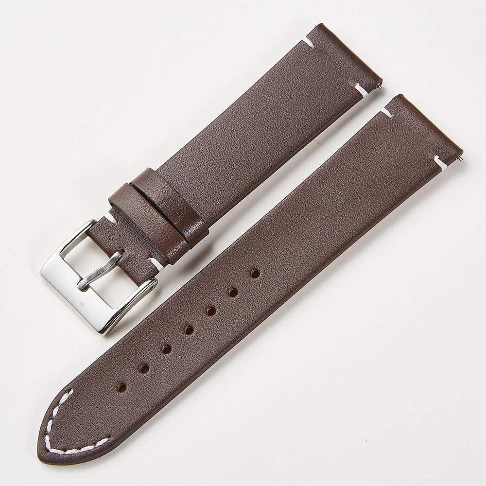 Vintage Cowhide Head Layer Watch Band