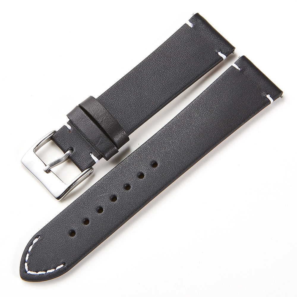Vintage Cowhide Head Layer Watch Band