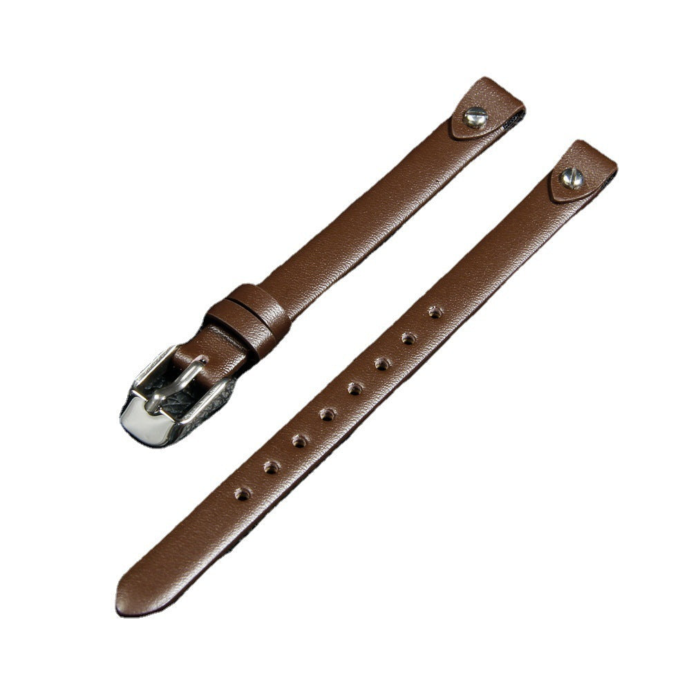 Fashion Cowhide 8mm Women's Watch Band