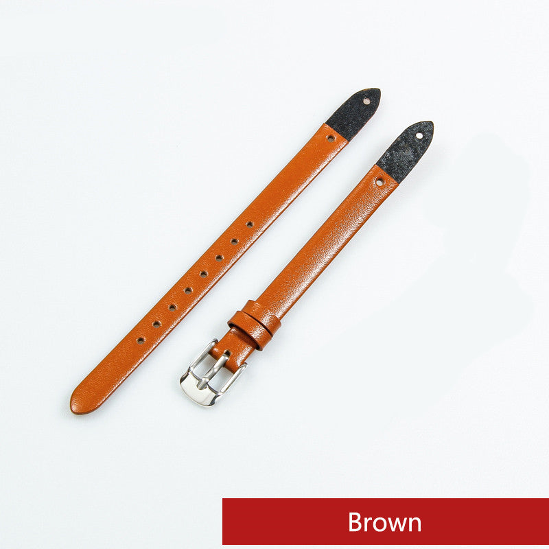 Fashion Cowhide 8mm Women's Watch Band