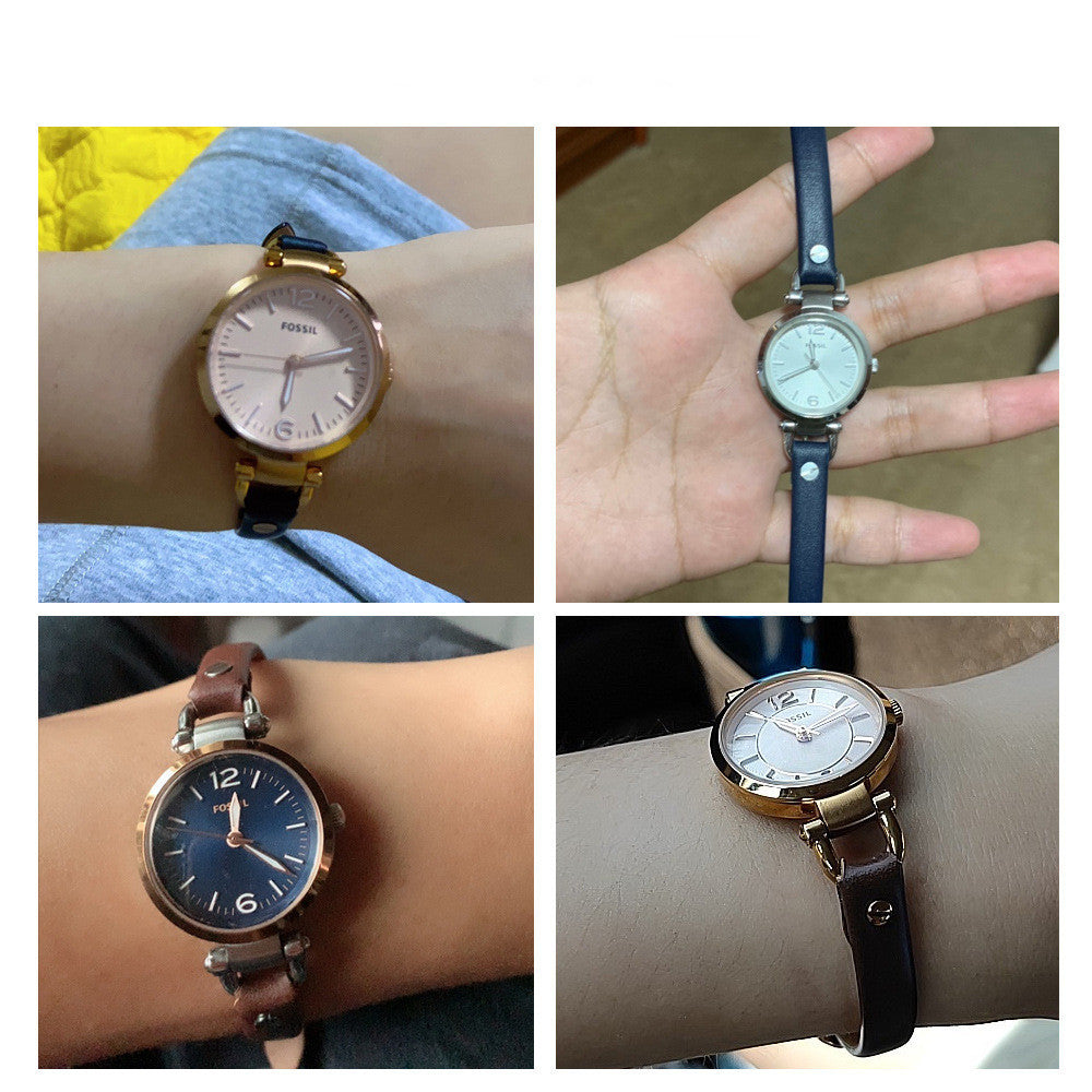 Fashion Cowhide 8mm Women's Watch Band
