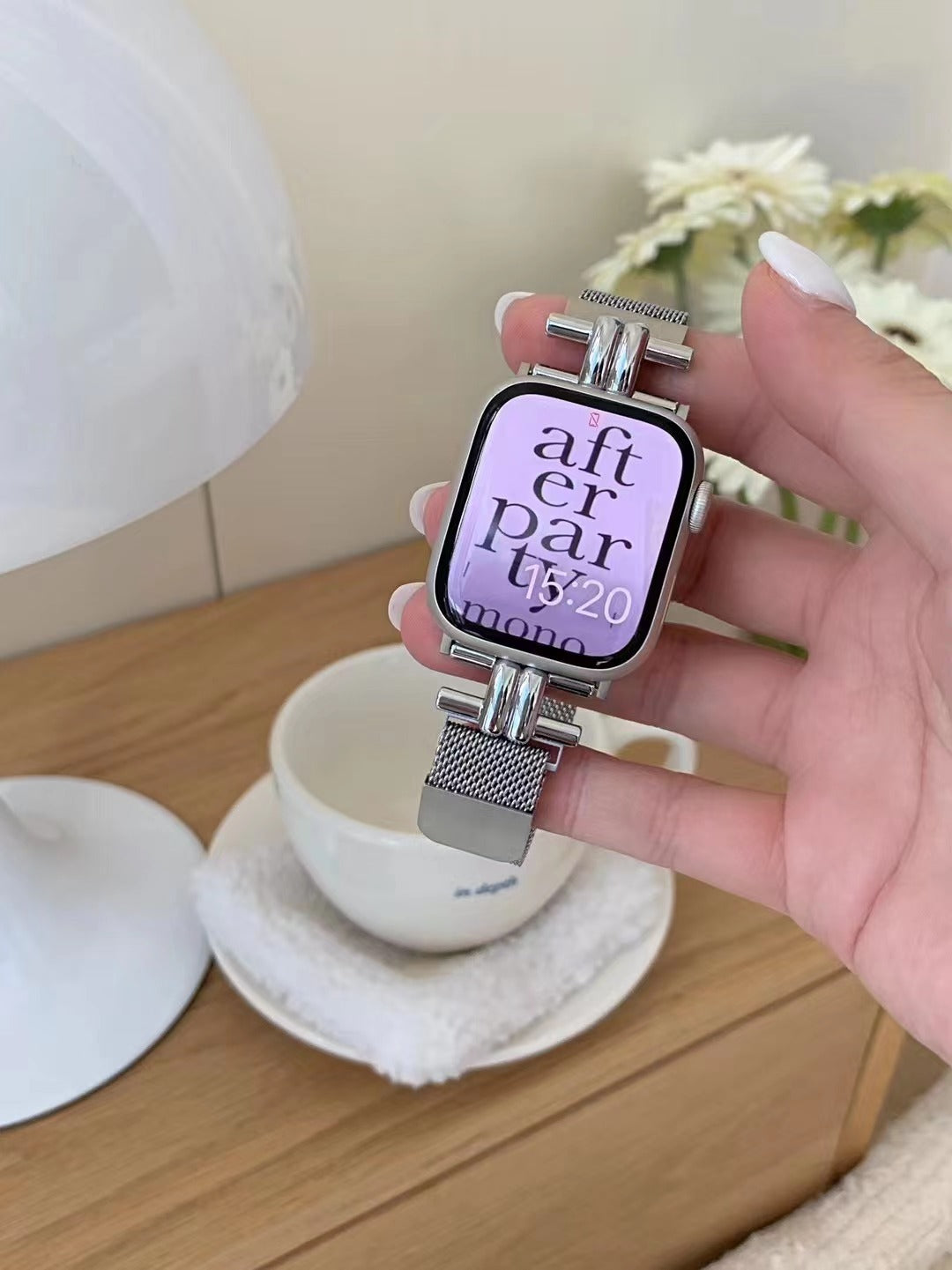 Triomphe Magnetic Milan Metal Watch Band