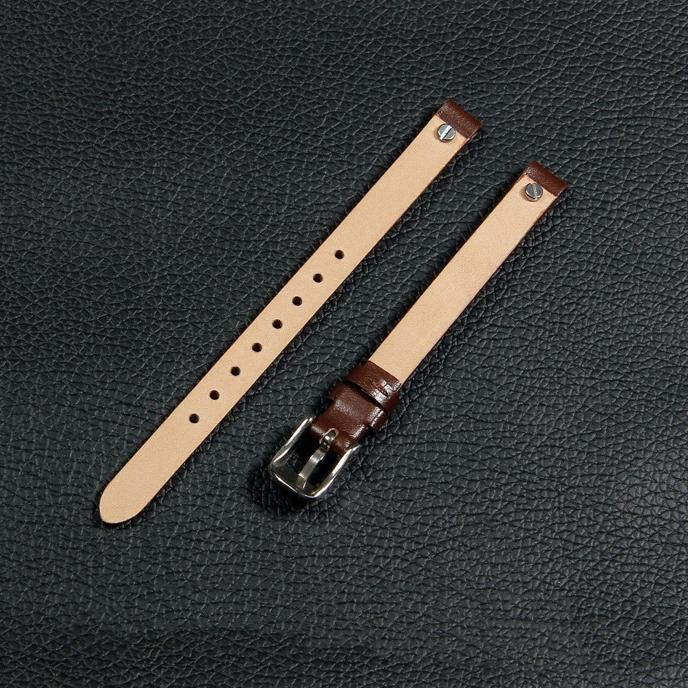 Fashion Cowhide 8mm Women's Watch Band