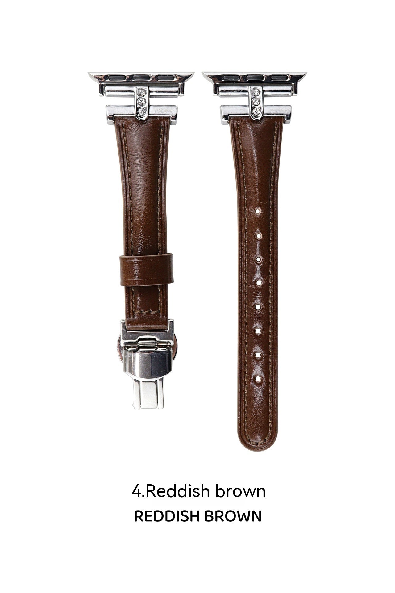 Fashion Thin Butterfly Clasp Watch Band