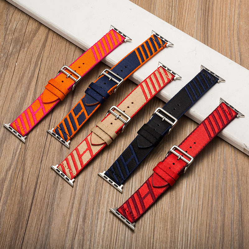Fashion Simple Nylon Braided Watch Band