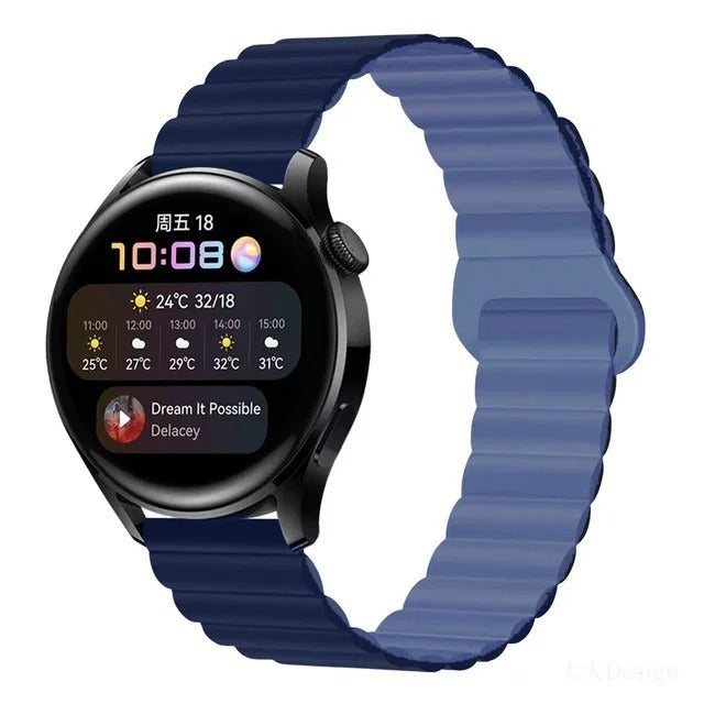 Silicone Magnetic Watch Band Gt43 Loop