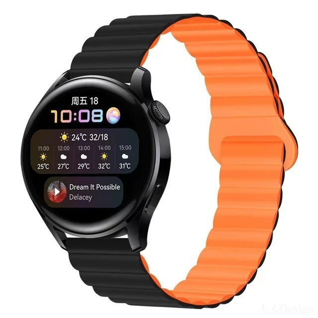 Silicone Magnetic Watch Band Gt43 Loop