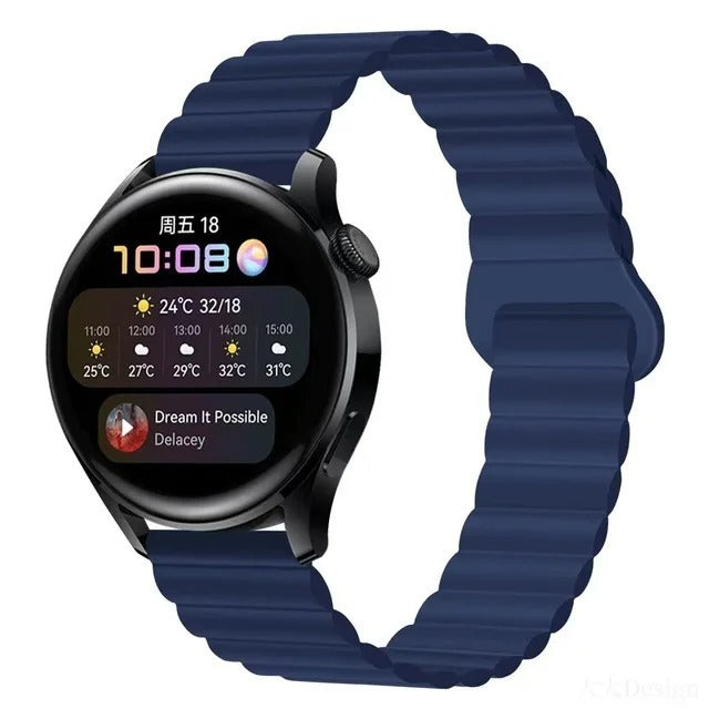 Silicone Magnetic Watch Band Gt43 Loop