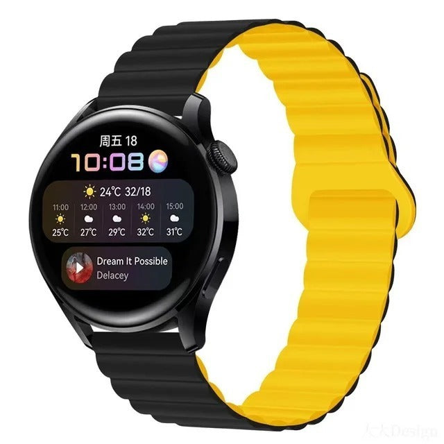 Silicone Magnetic Watch Band Gt43 Loop