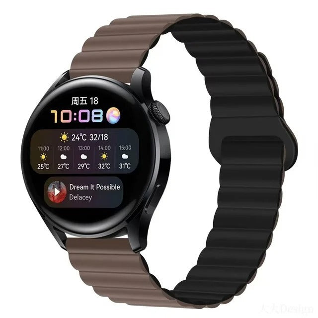 Silicone Magnetic Watch Band Gt43 Loop