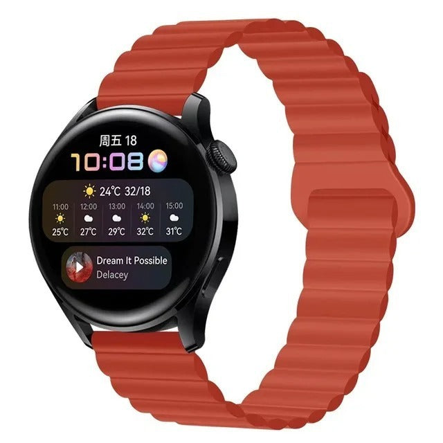 Silicone Magnetic Watch Band Gt43 Loop