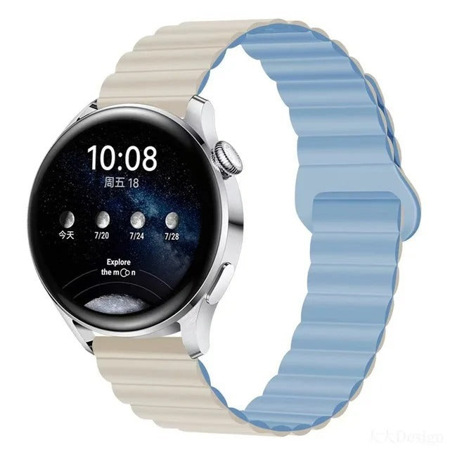 Silicone Magnetic Watch Band Gt43 Loop