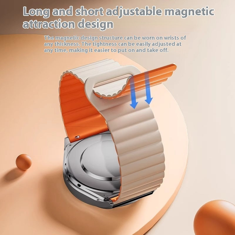 Silicone Magnetic Watch Band Gt43 Loop