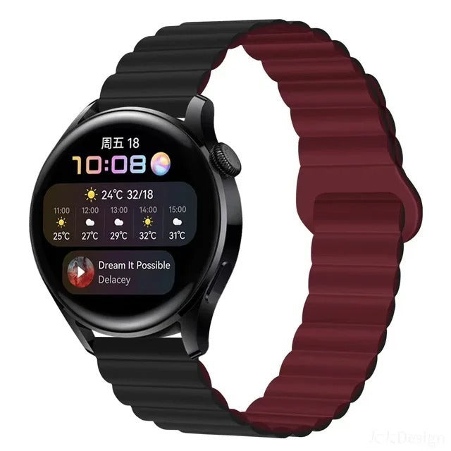 Silicone Magnetic Watch Band Gt43 Loop