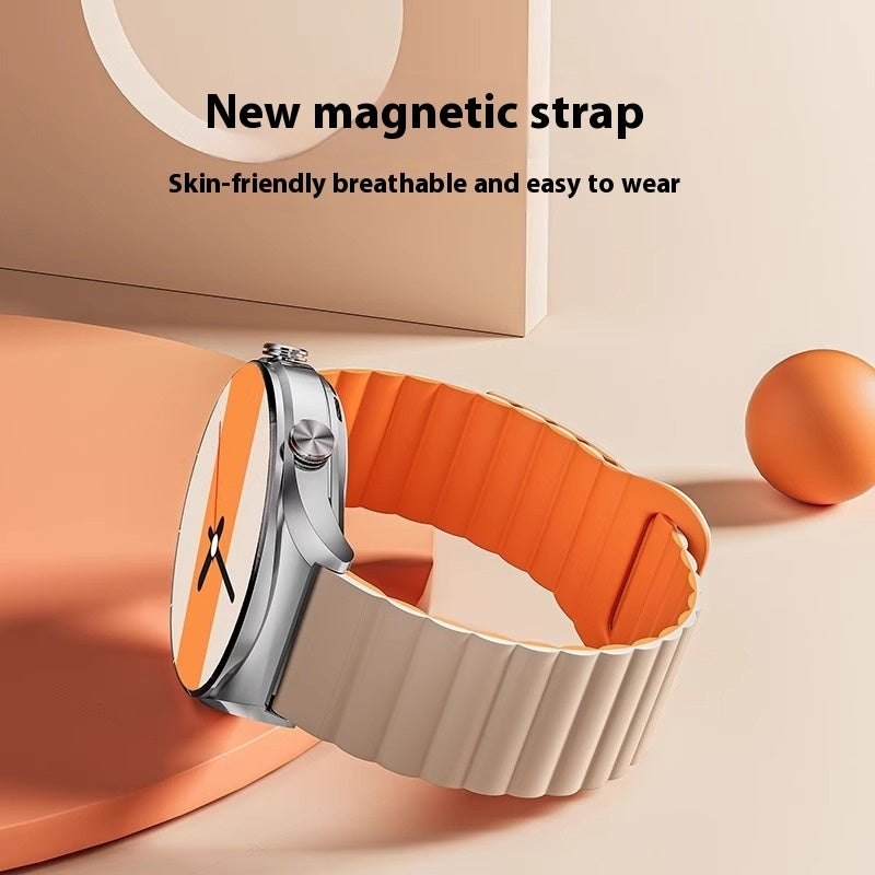 Silicone Magnetic Watch Band Gt43 Loop